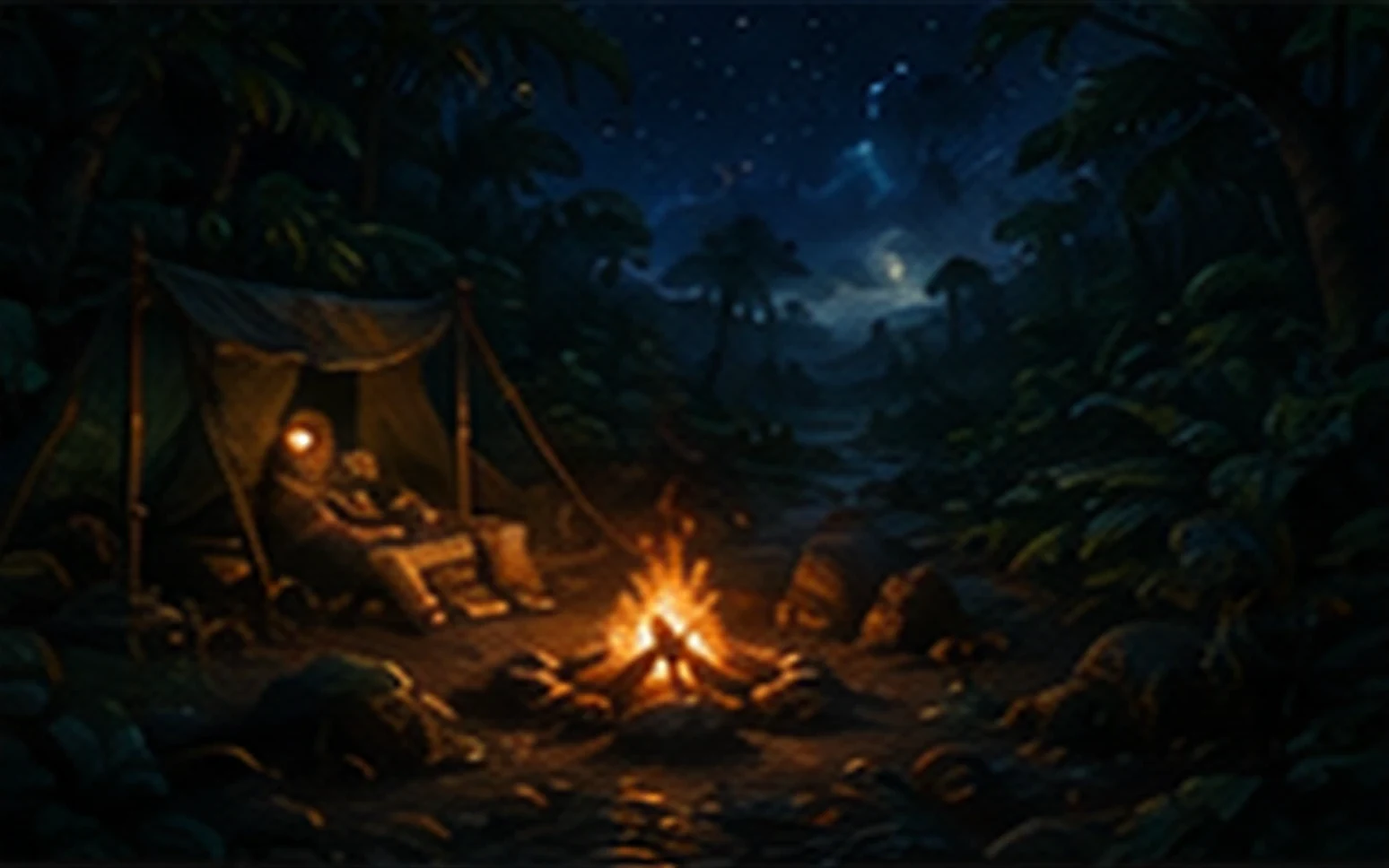 Illustration for the guide: Deep Verdant: Surviving Your First Three Nights