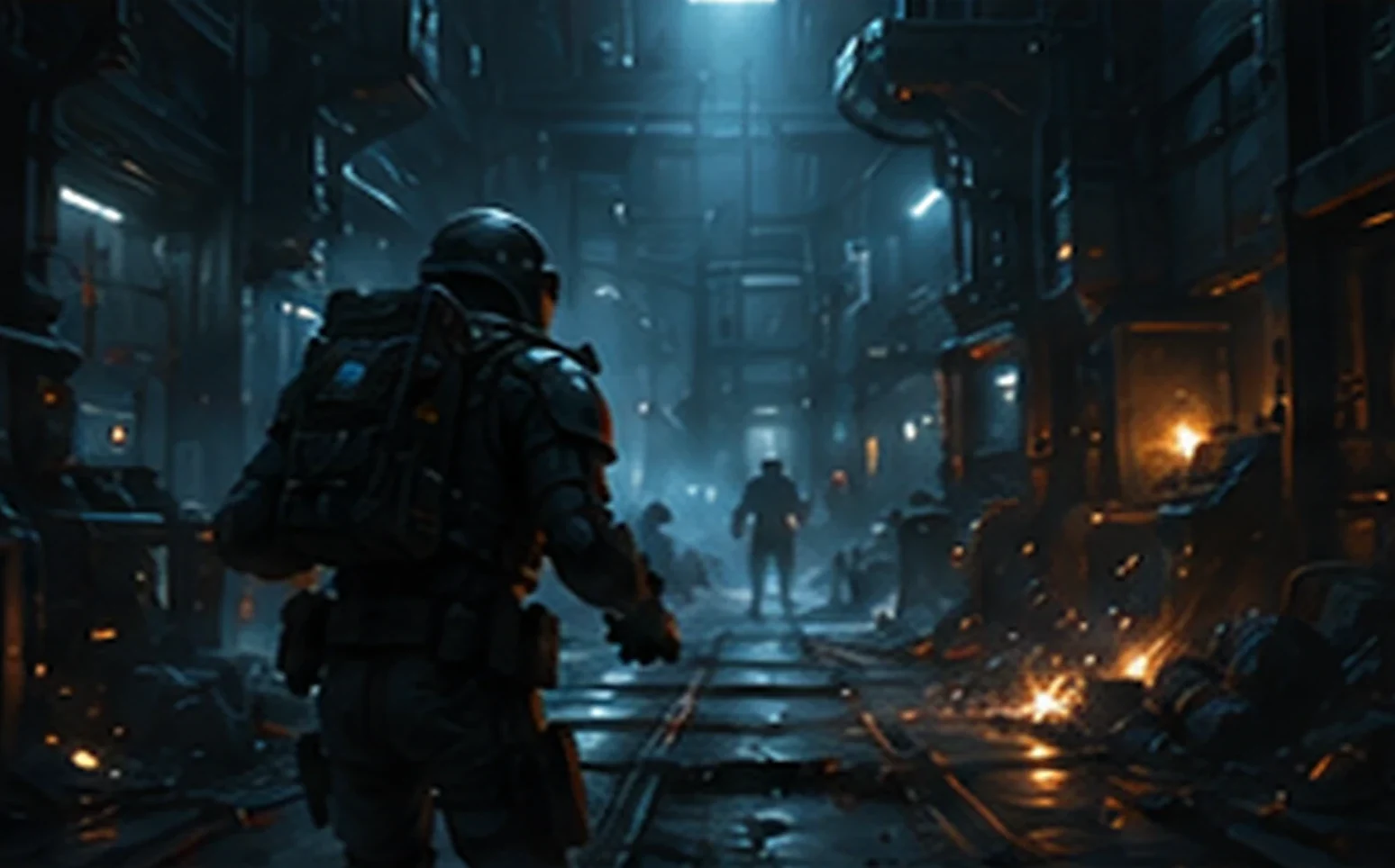 Key art for Null Signal, a FPS game